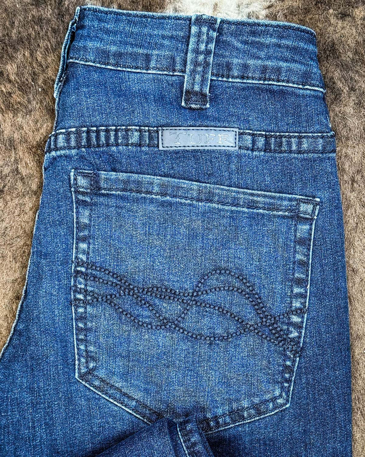 Dark Wide Leg Trouser Jeans by Cowgirl Tuff