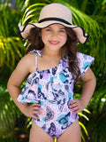 Butterfly Dreams Ruffle One-Piece Swimsuit