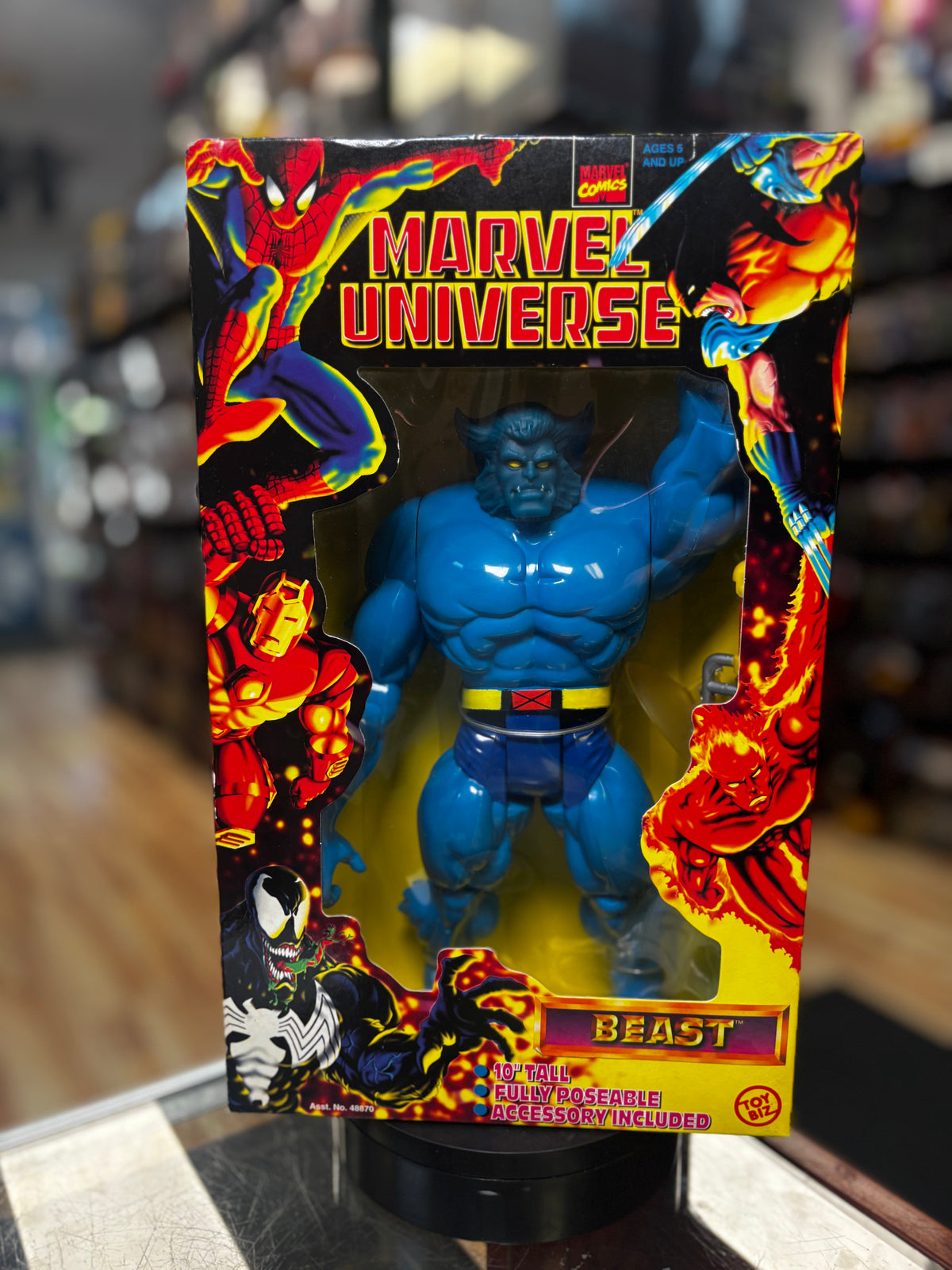 Deluxe Blue Beast 10" (Vintage Marvel Universe, Toybiz) SEALED
