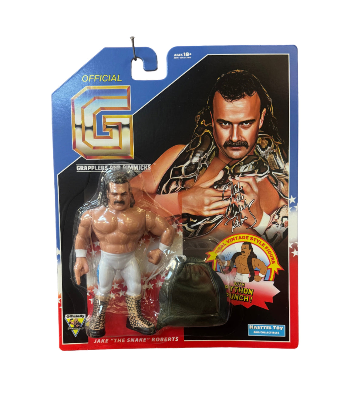 Jake “The Snake” Roberts White (Grapplers & Gimmicks WWF, Hasttel Toys)