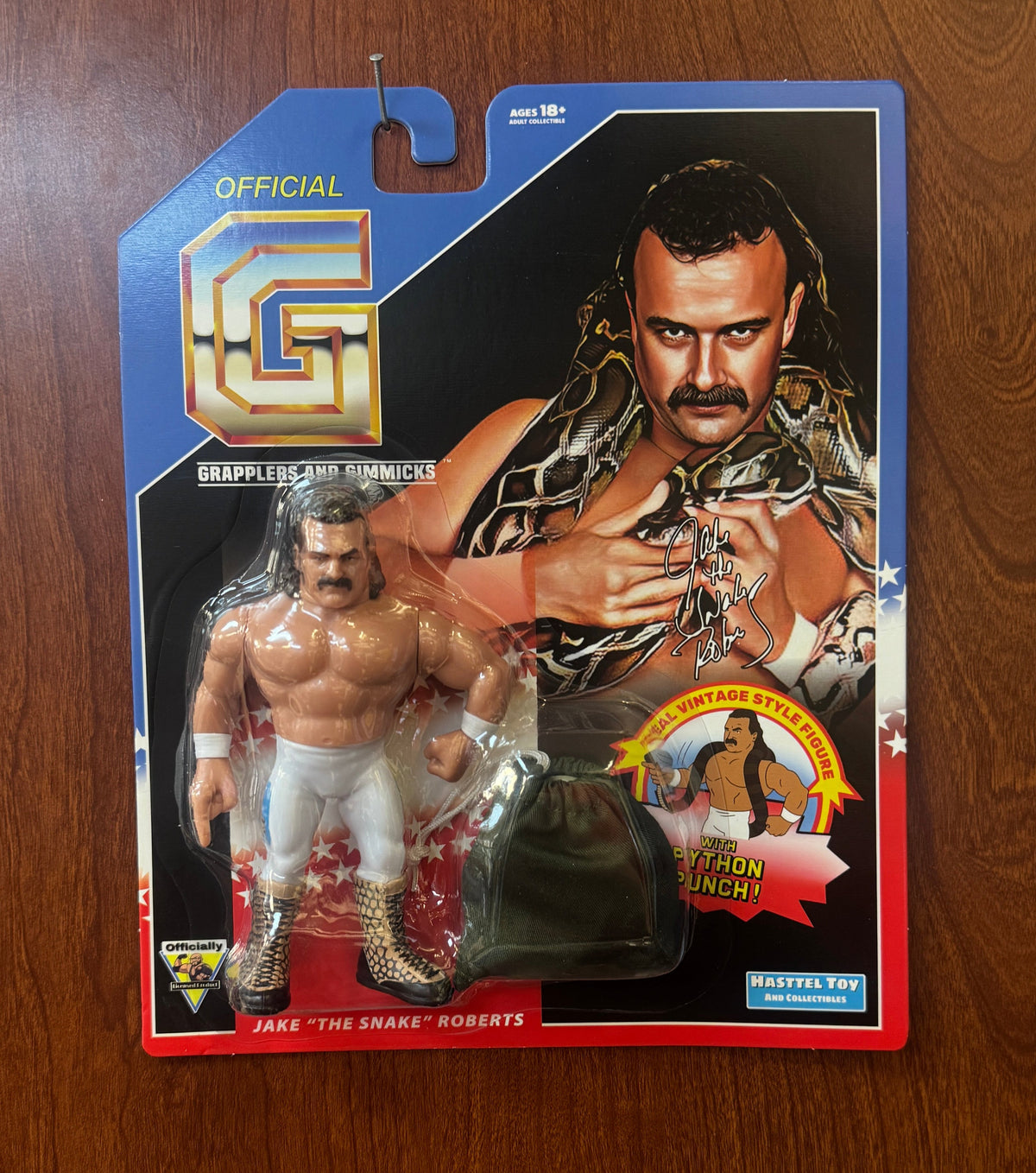 Jake “The Snake” Roberts White (Grapplers & Gimmicks WWF, Hasttel Toys)