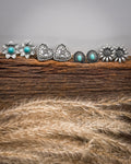 Heritage Floral Stud Fashion Earring Set