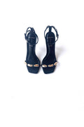 Black Suede Studio Willa Heel