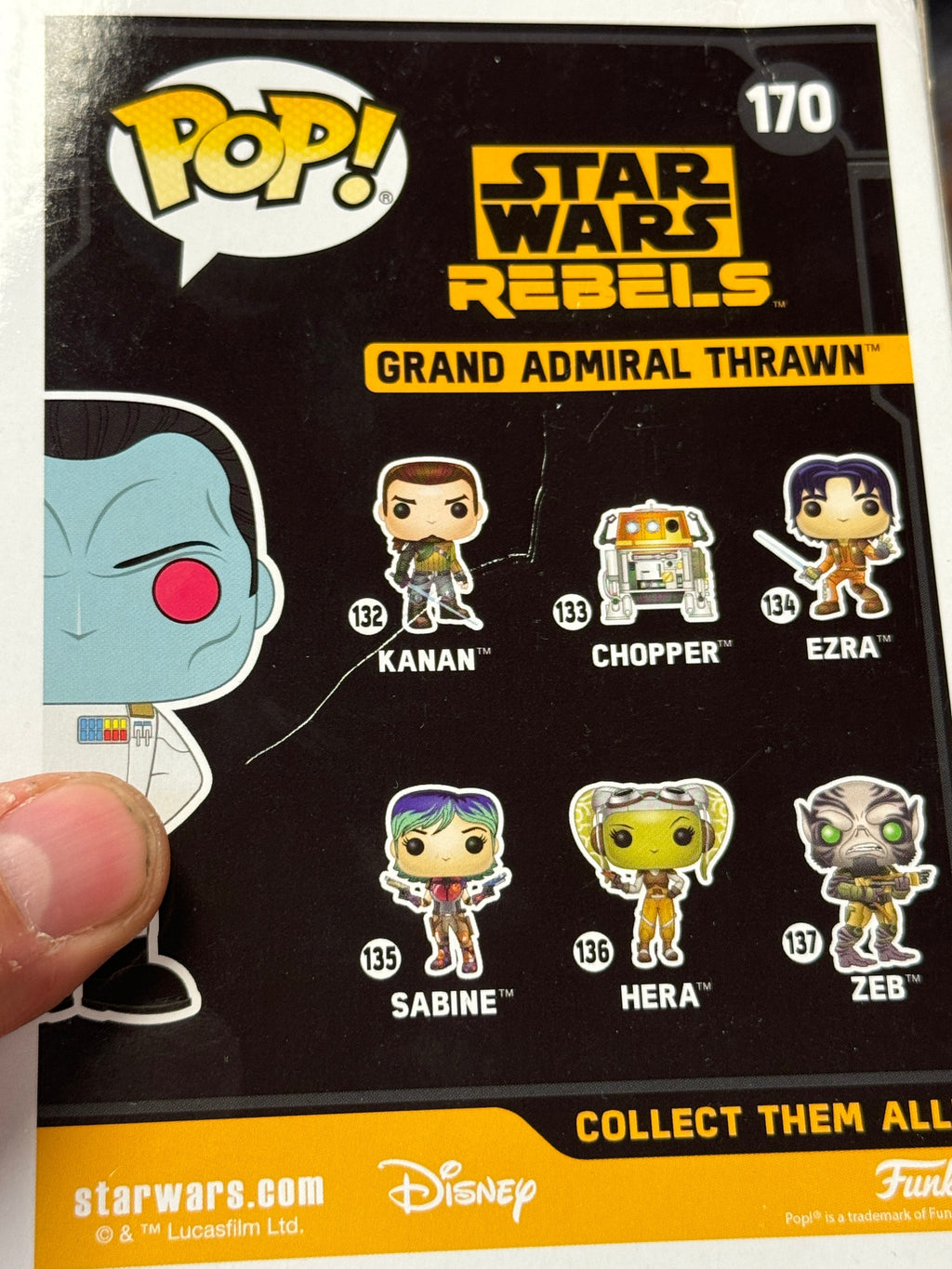 Grand Admiral Thrawn #170 Galactic Con (Funko Pop!, Star Wars Rebels)