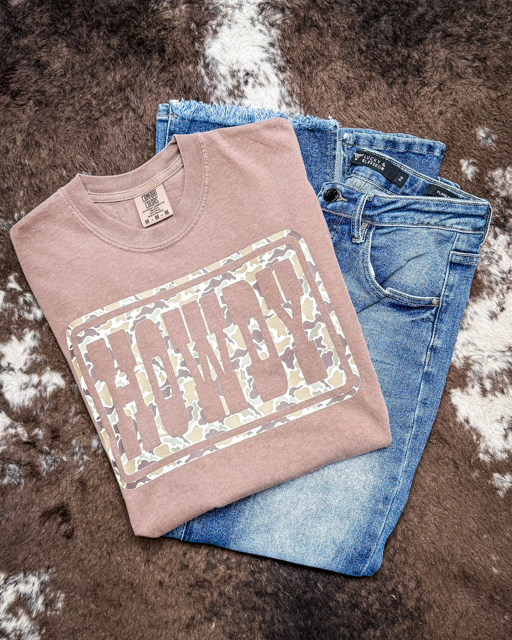 Howdy Camo Graphic Tee
