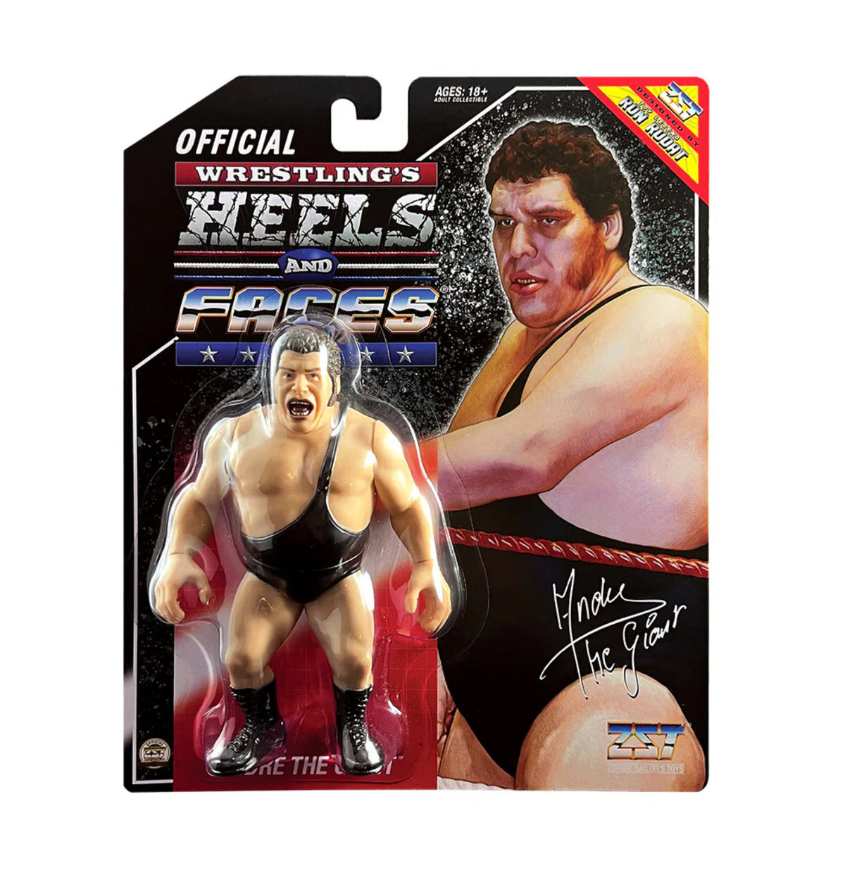 Andre the Giant Black Singlet (ZST Heels & Faces, WWE)
