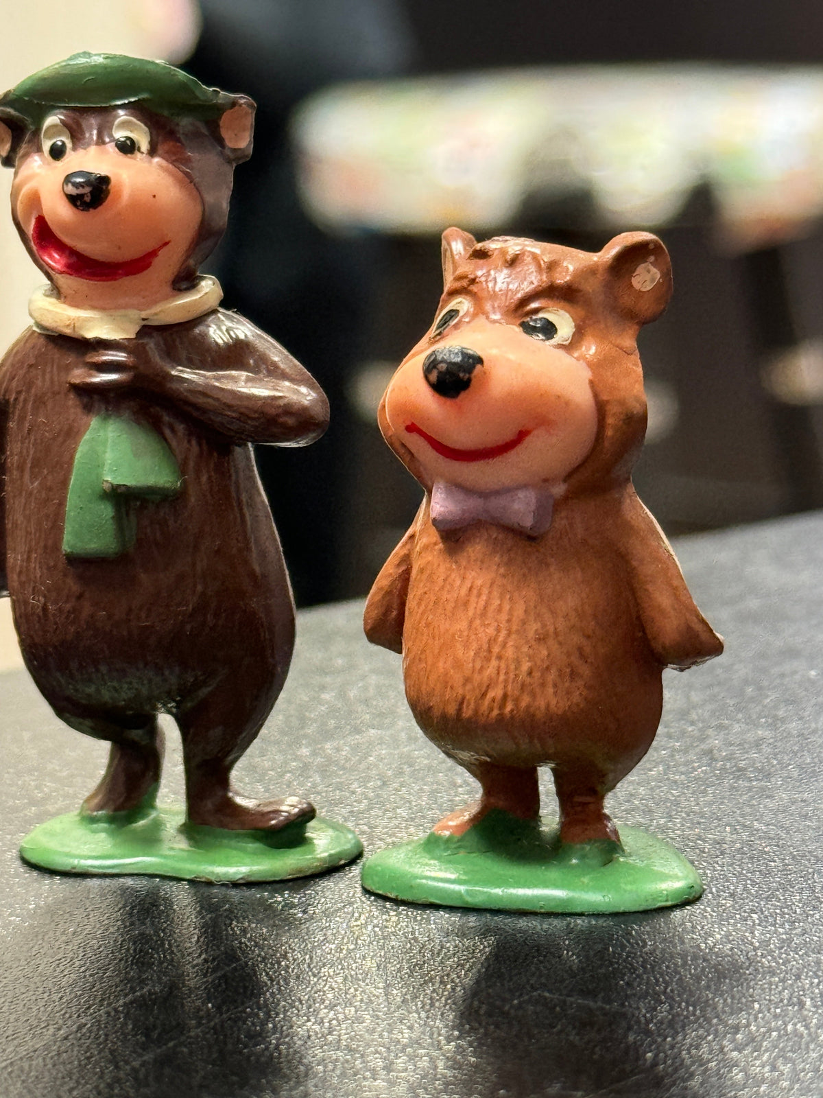 Yogi Bear & Boo Boo Miniature Figure (Vintage Marx, Hanana Barbara)