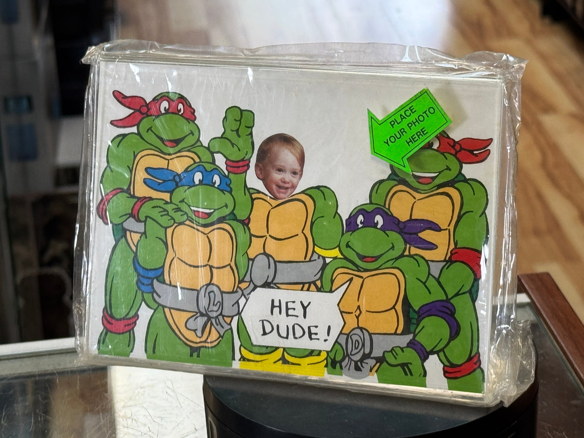 Hey Dude Acrylic Picture Frame (Vintage TMNT Ninja Turtles, Playmates)