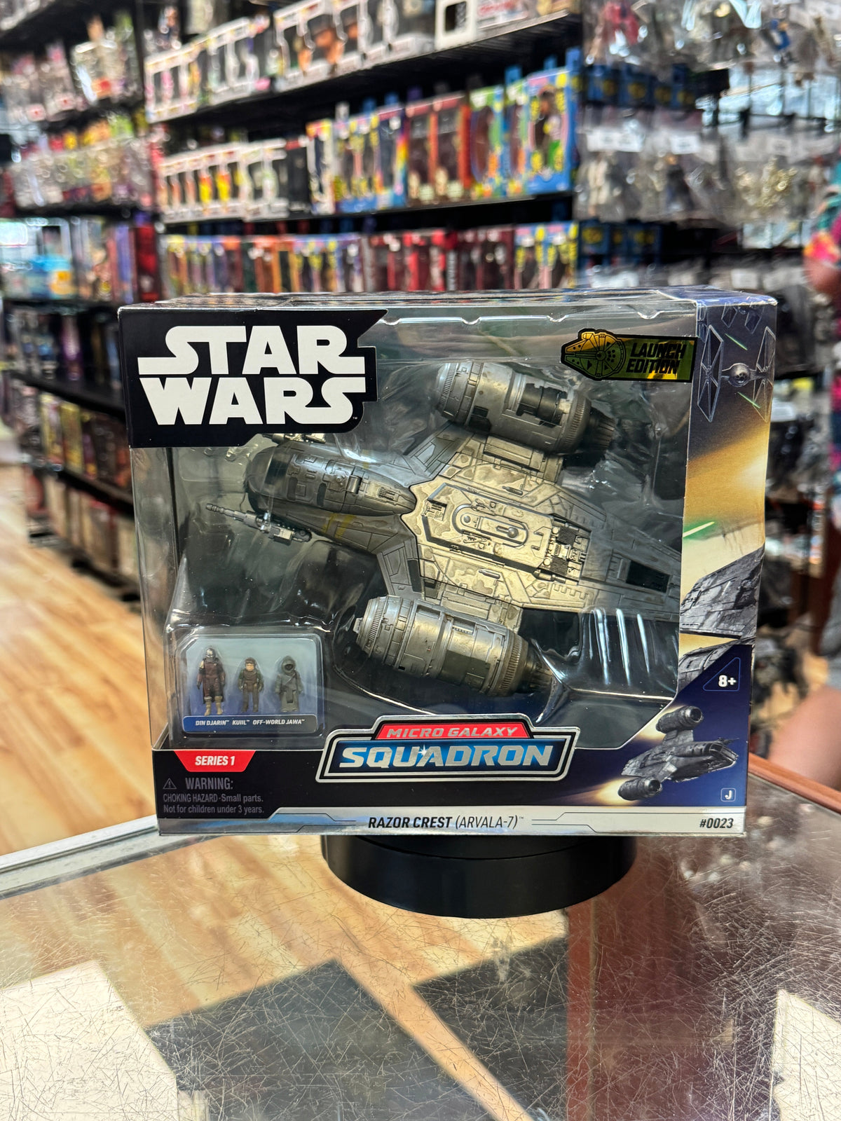 Arvala-7 Razor Crest -Launch Edition-  (Star Wars Micro Galaxy Squadron, Jazwares) **SEALED** (Copy)