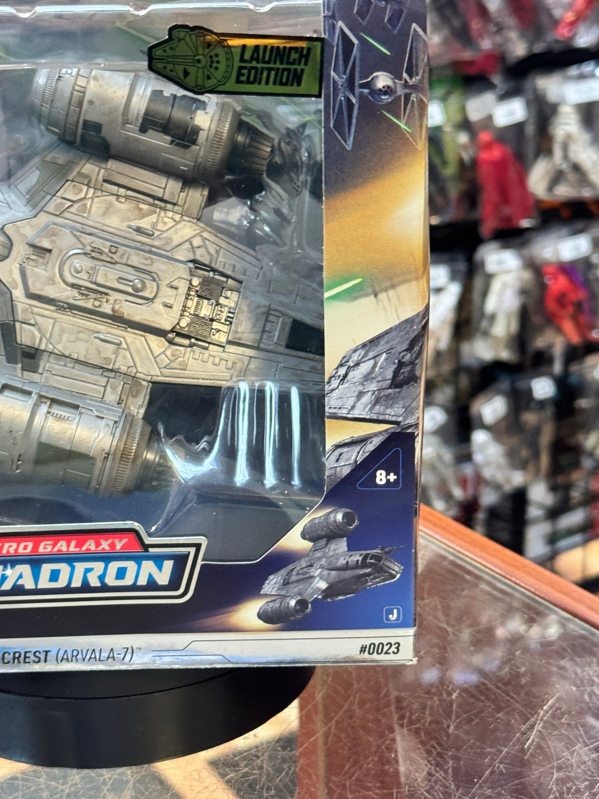Arvala-7 Razor Crest -Launch Edition-  (Star Wars Micro Galaxy Squadron, Jazwares) **SEALED** (Copy)