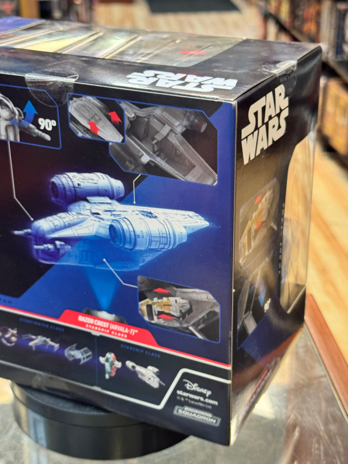 Arvala-7 Razor Crest -Launch Edition-  (Star Wars Micro Galaxy Squadron, Jazwares) **SEALED** (Copy)