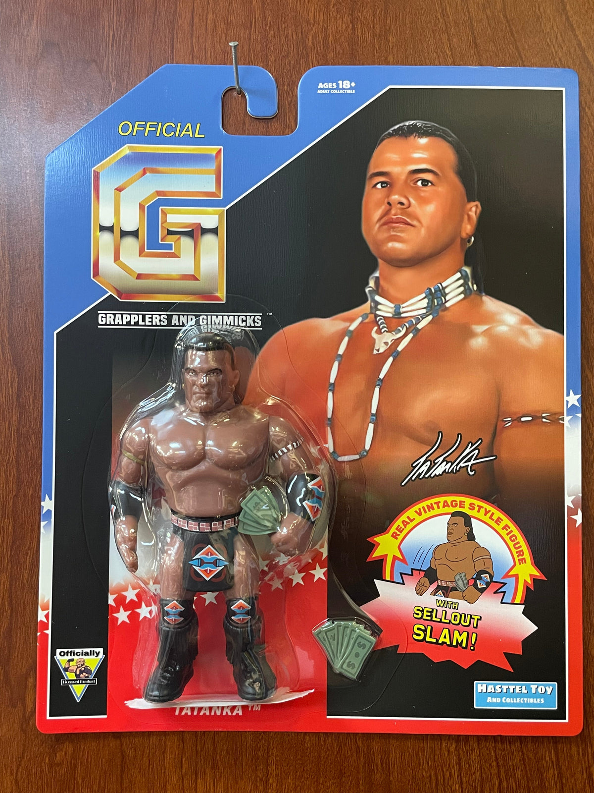 Tatanka Money Inc 94 (Grapplers & Gimmicks WWF, Hasttel Toys)