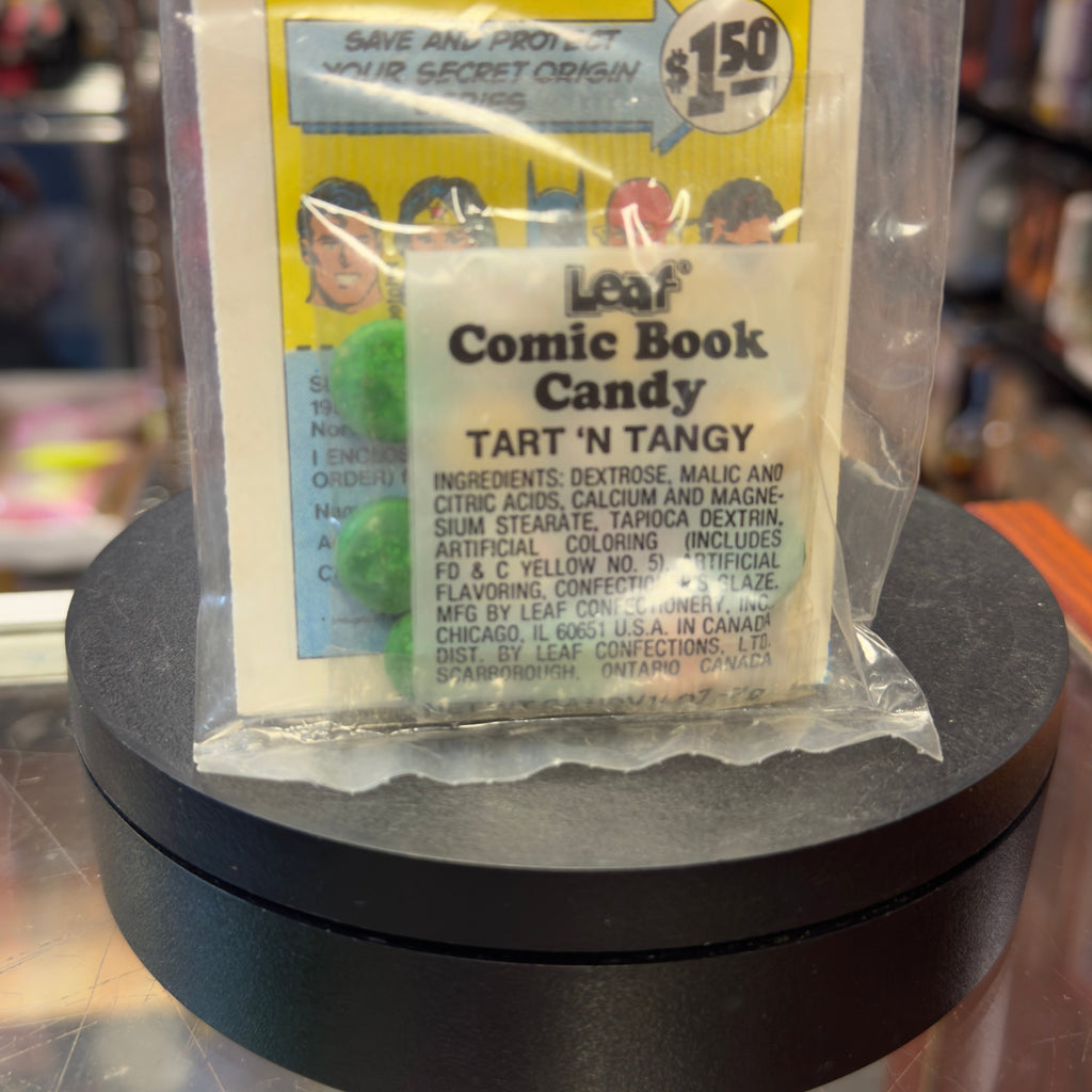 Batman Secret Origin Comic Book Candy (Vintage DC Comics, Leaf) Sealed