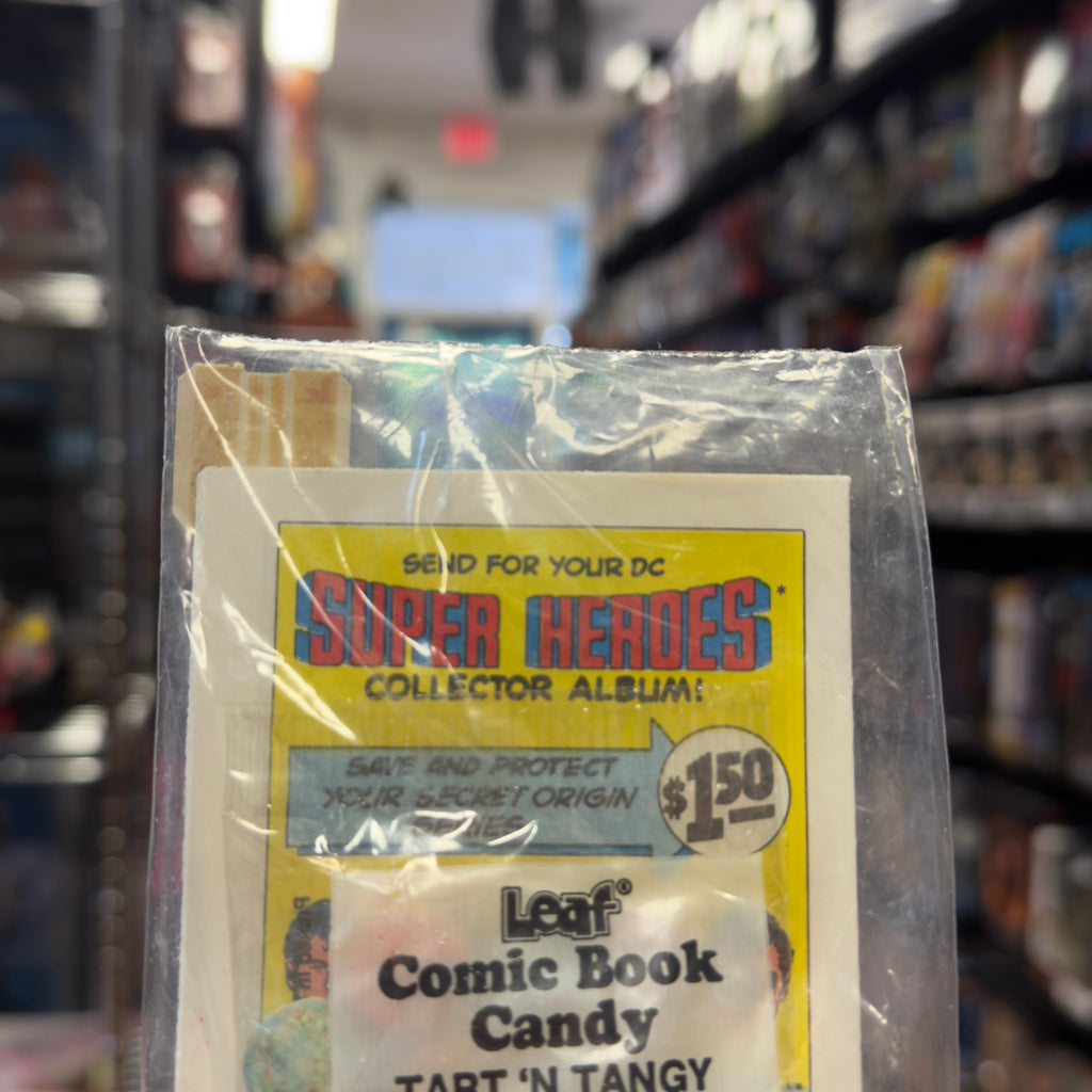 The Flash Secret Origin Comic Book Candy (Vintage DC Comics, Leaf) Sealed