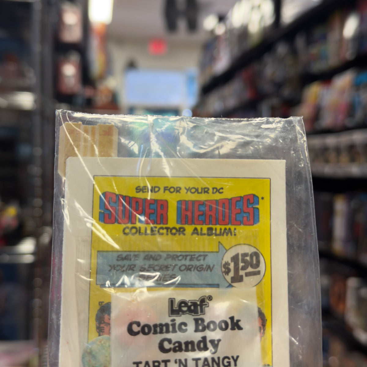 The Flash Secret Origin Comic Book Candy (Vintage DC Comics, Leaf) Sealed