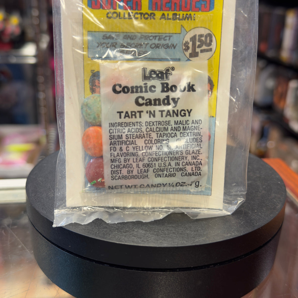 The Flash Secret Origin Comic Book Candy (Vintage DC Comics, Leaf) Sealed
