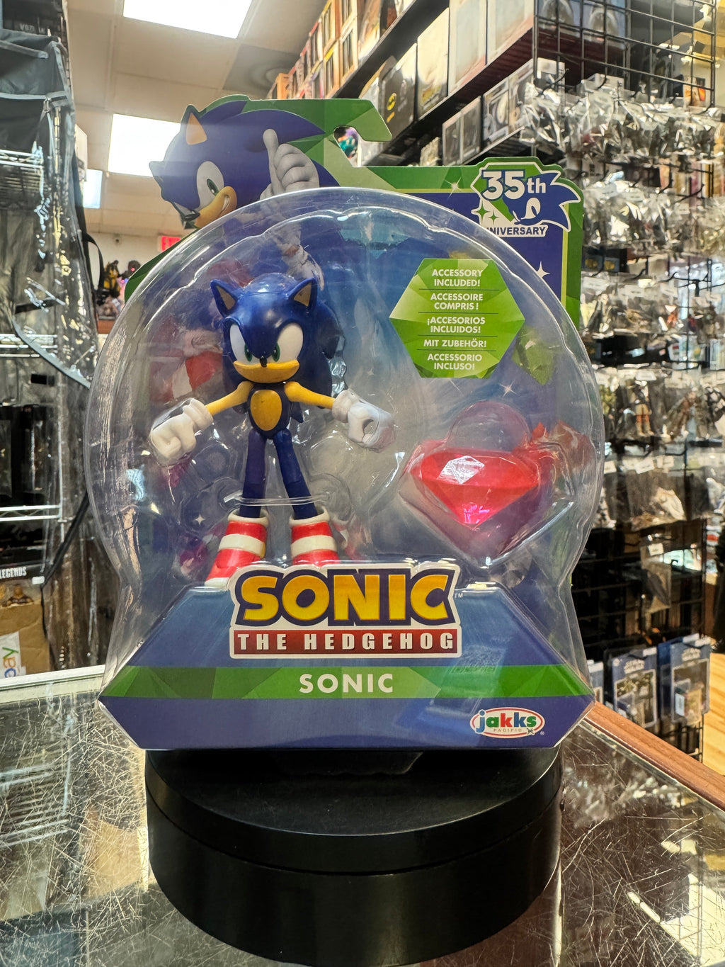 Classic Sonic 4" (Sonic The Hedgehog, Jakks Pacific) **SEALED**