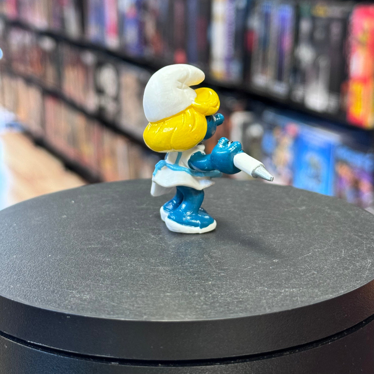 Smurfette Nurse Smurf Mini Figure 7823 (Vintage Smurfs, Schliech Peyo)