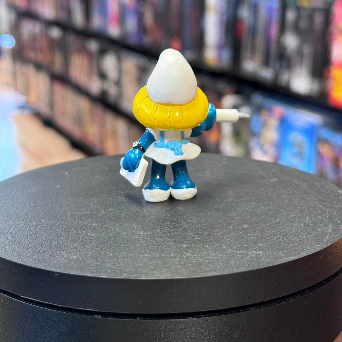 Smurfette Nurse Smurf Mini Figure 7823 (Vintage Smurfs, Schliech Peyo)