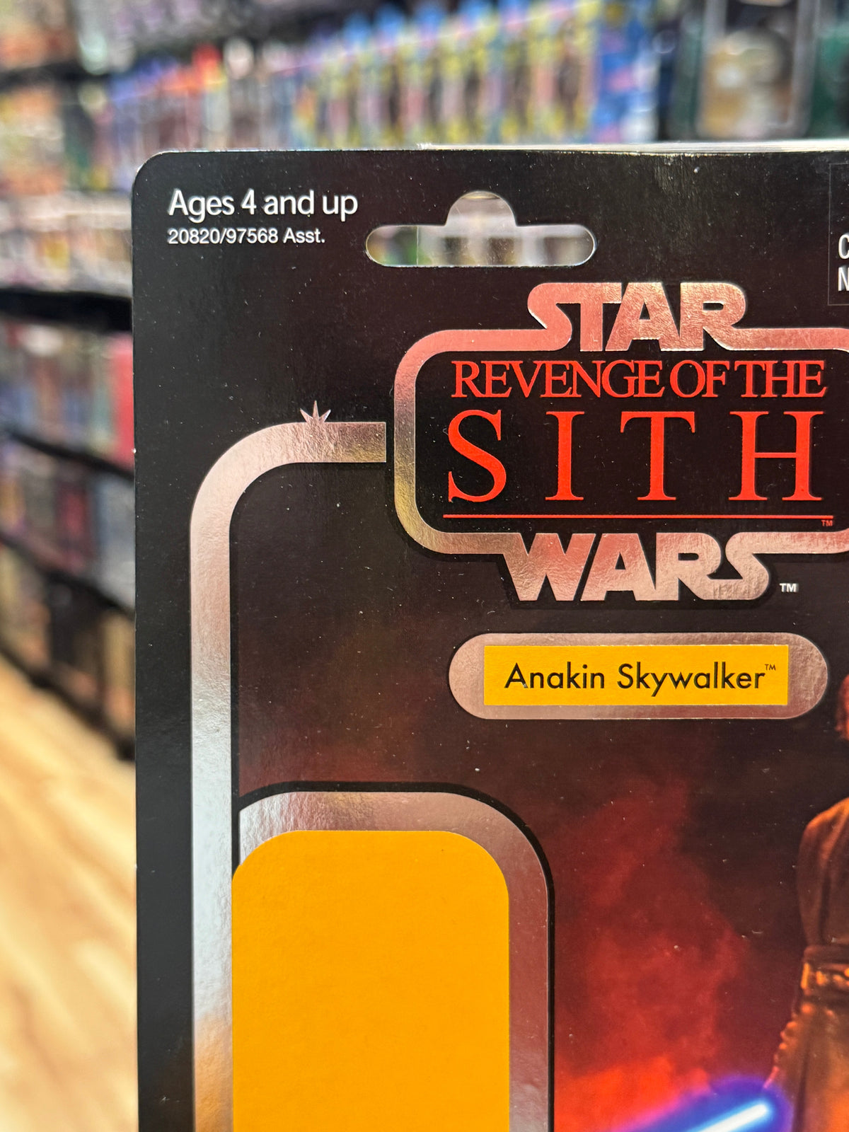 Anakin Skywalker Proof Foil Card (Star Wars Vintage Collection, Hasbro)