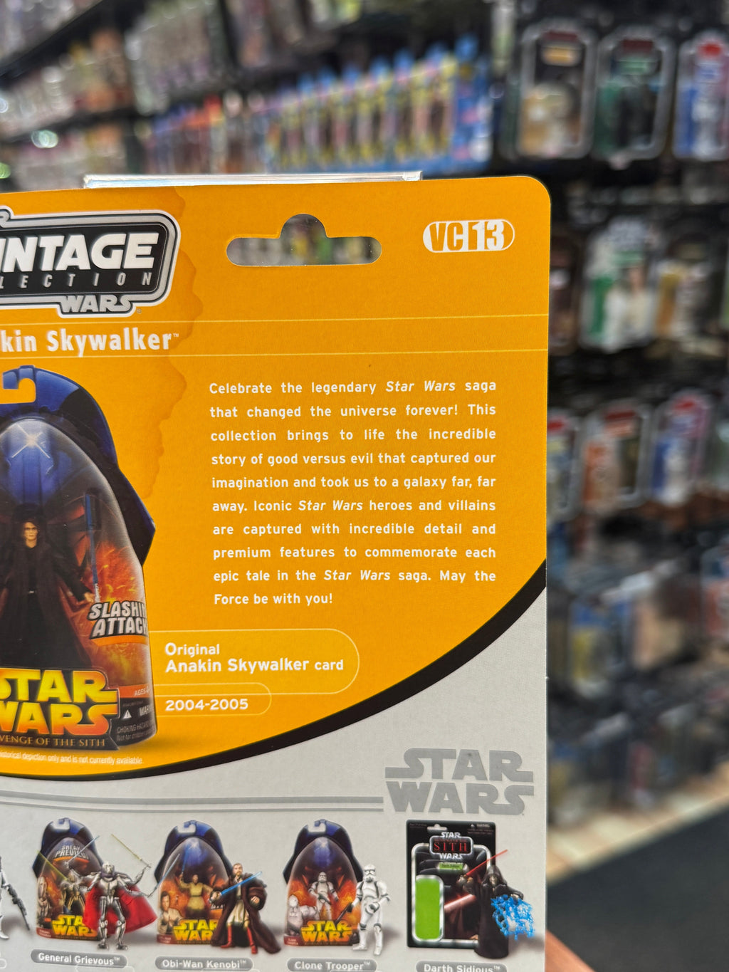Anakin Skywalker Proof Foil Card (Star Wars Vintage Collection, Hasbro)