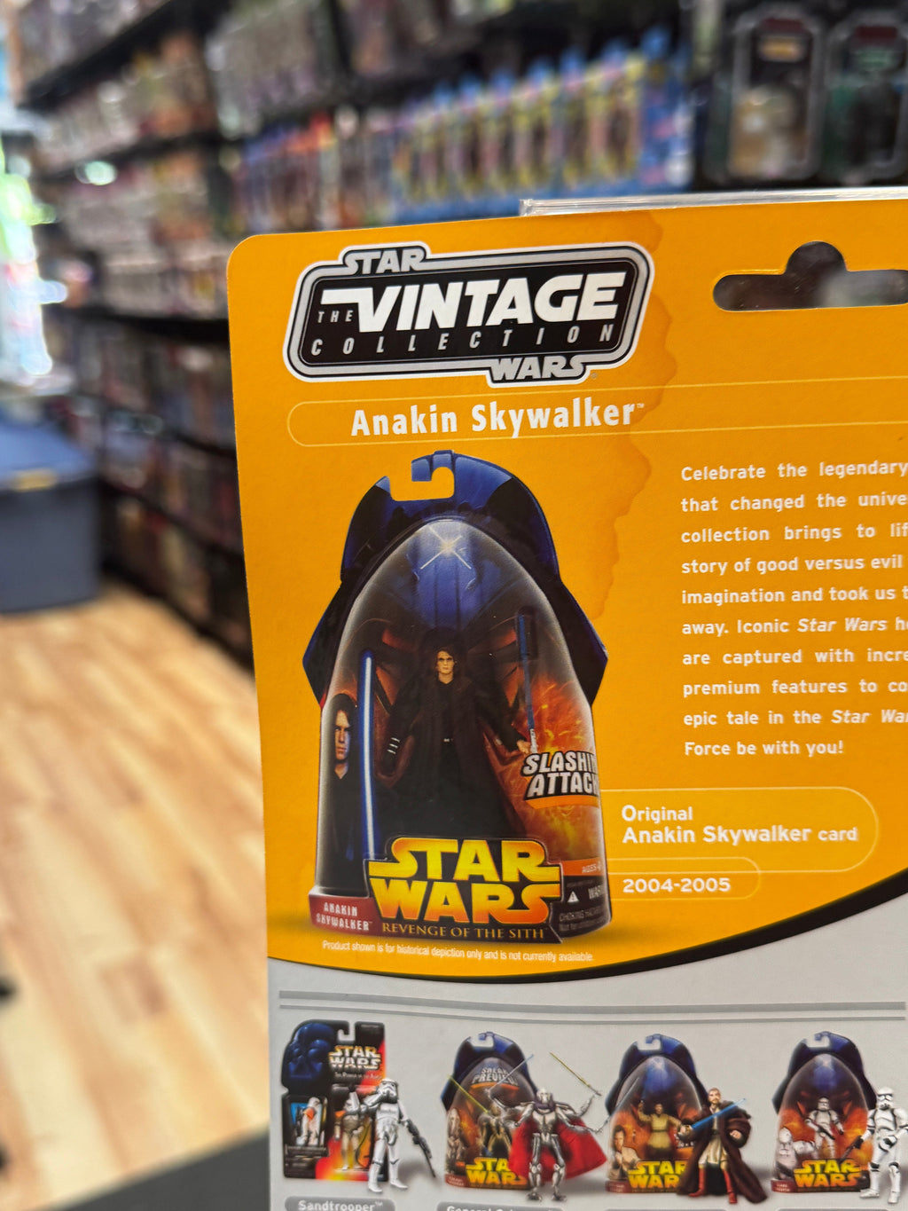 Anakin Skywalker Proof Foil Card (Star Wars Vintage Collection, Hasbro)