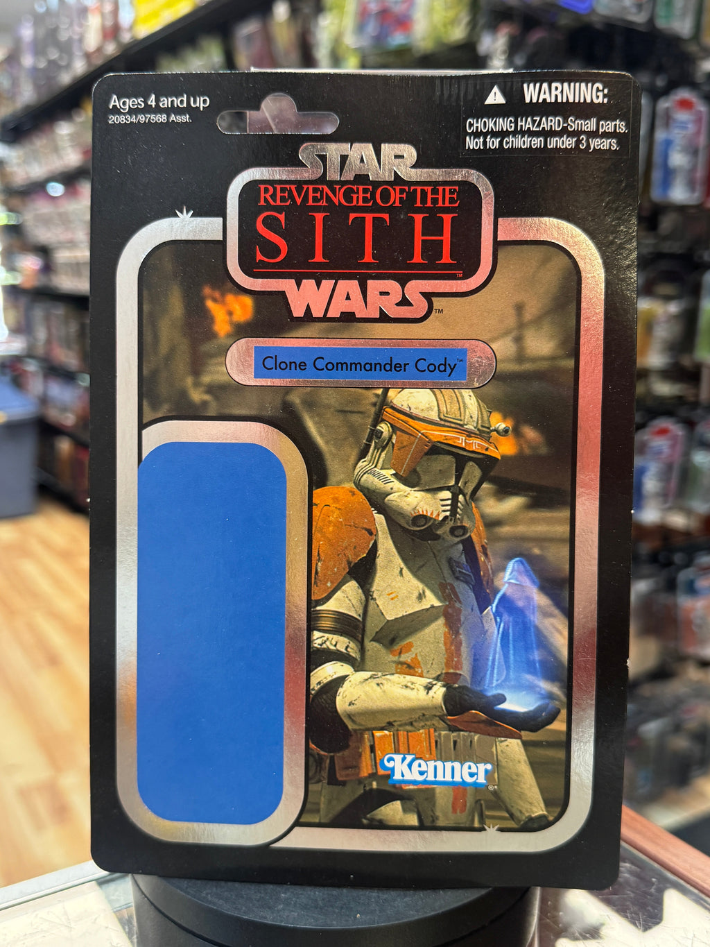 Clone Commander Cody Proof Foil Card (Star Wars Vintage Collection, Hasbro)