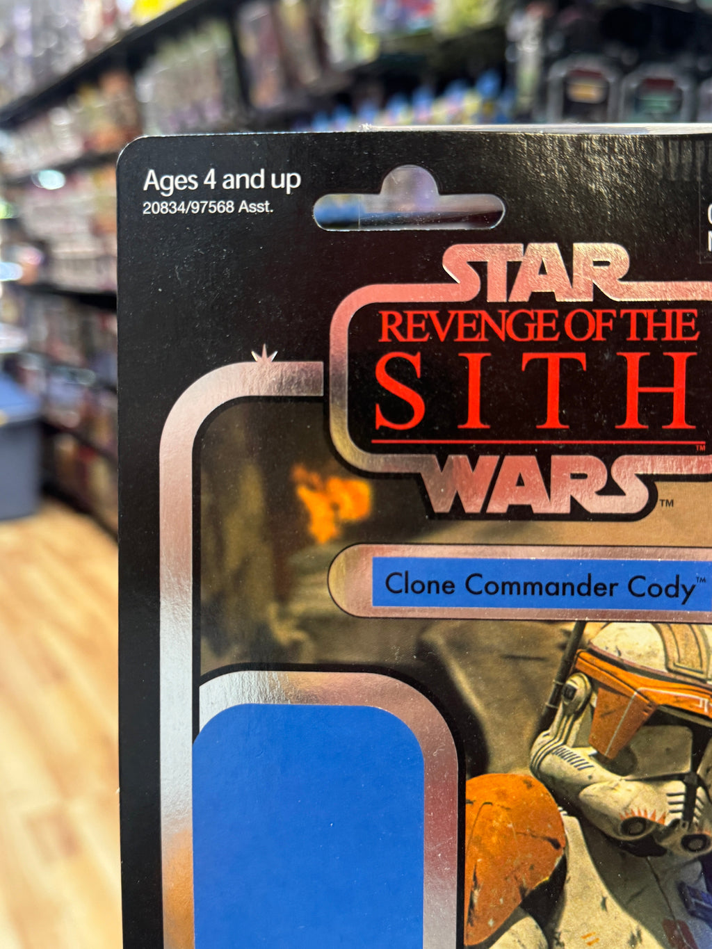 Clone Commander Cody Proof Foil Card (Star Wars Vintage Collection, Hasbro)