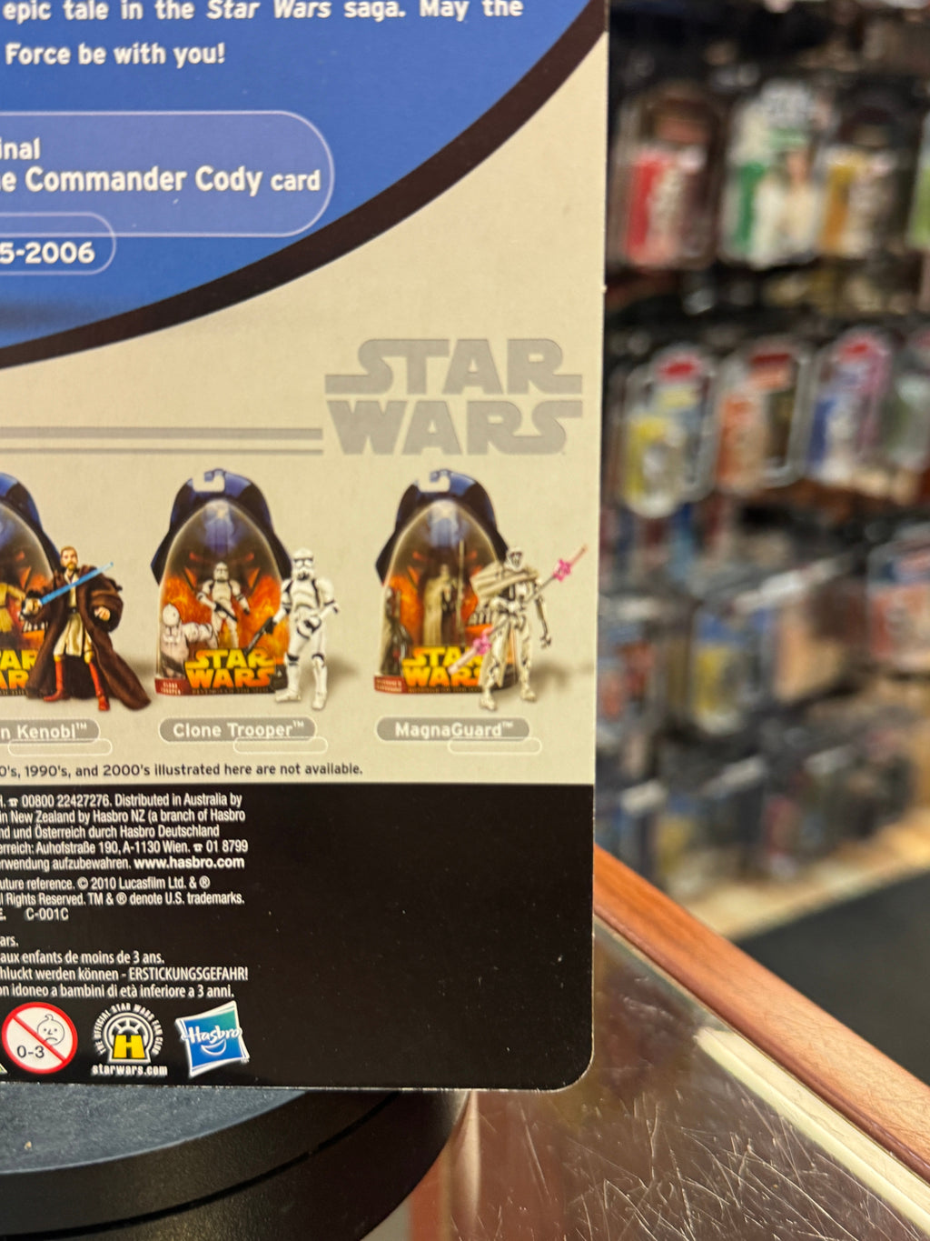 Clone Commander Cody Proof Foil Card (Star Wars Vintage Collection, Hasbro)