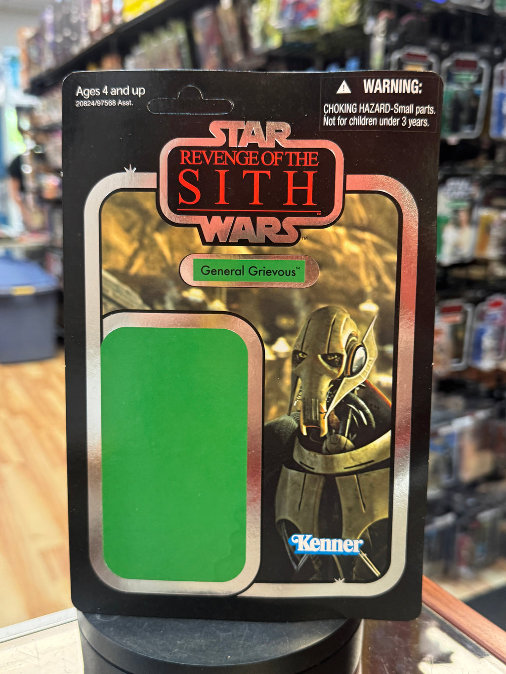 General Grievous Sith Proof Foil Card (Star Wars Vintage Collection, Hasbro)