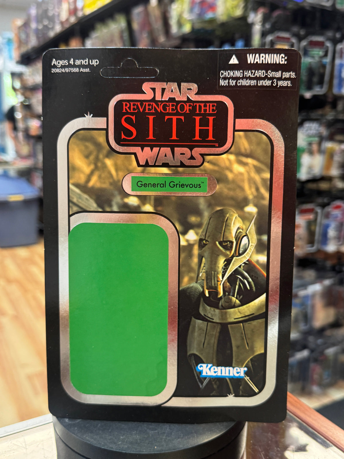 General Grievous Sith Proof Foil Card (Star Wars Vintage Collection, Hasbro)