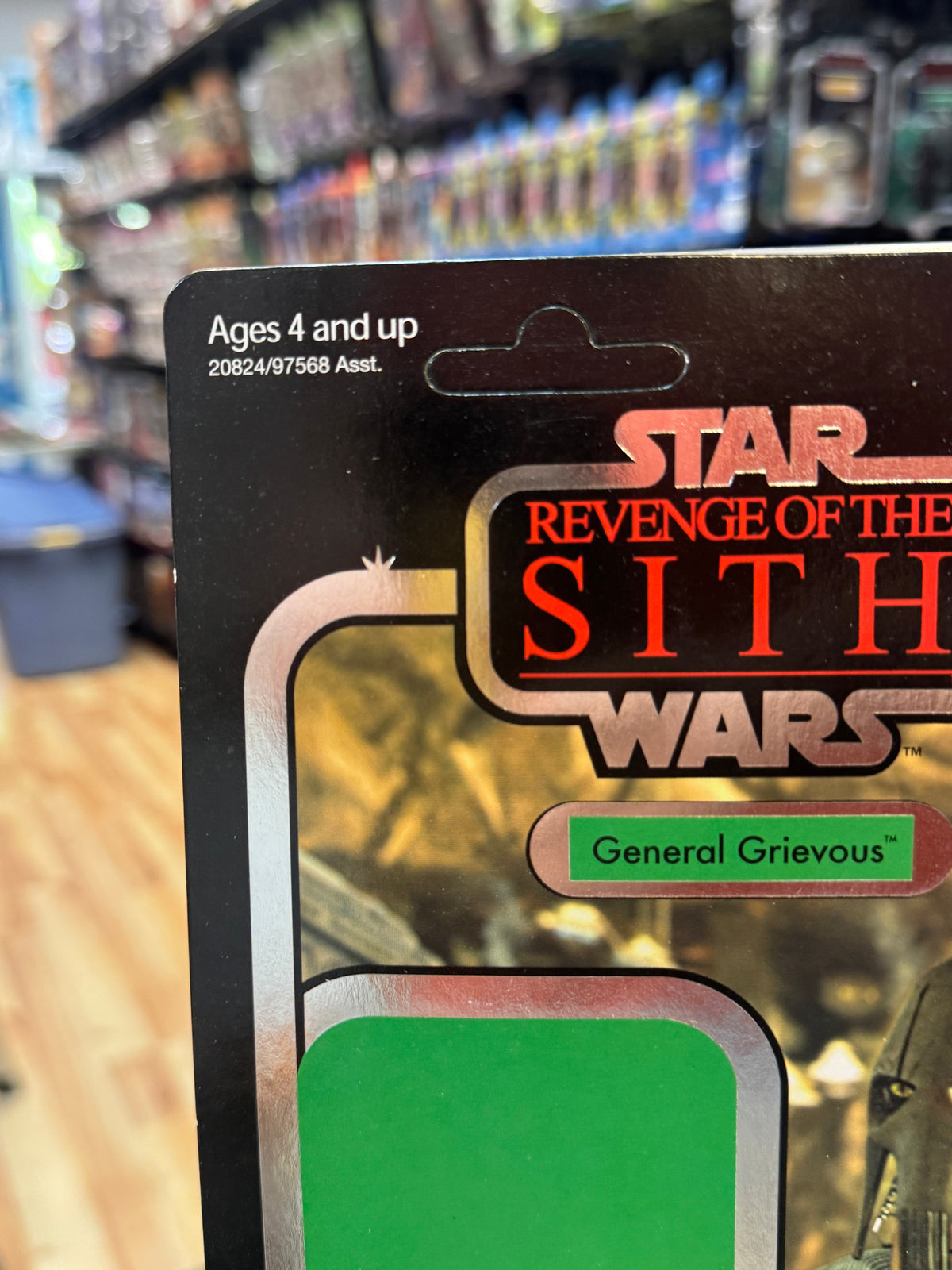 General Grievous Sith Proof Foil Card (Star Wars Vintage Collection, Hasbro)