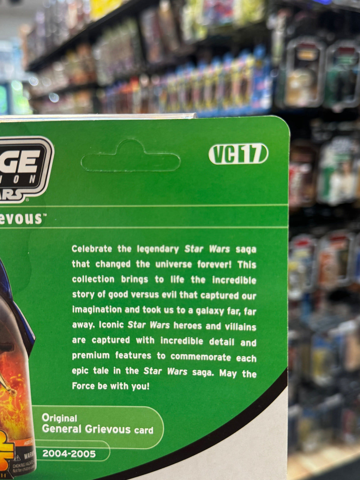General Grievous Sith Proof Foil Card (Star Wars Vintage Collection, Hasbro)