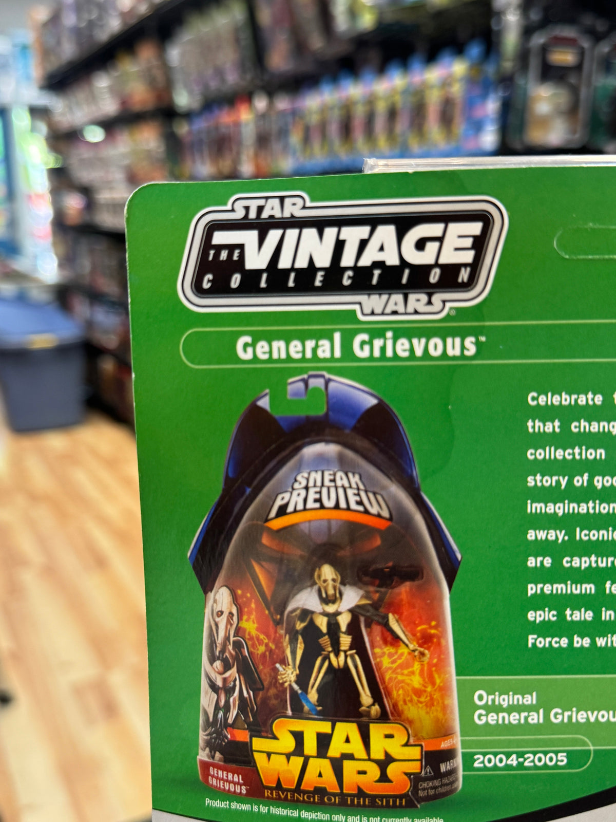 General Grievous Sith Proof Foil Card (Star Wars Vintage Collection, Hasbro)