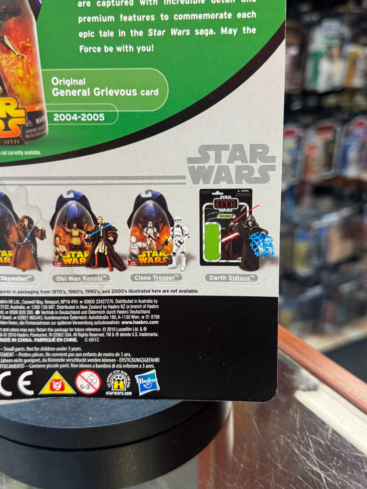 General Grievous Sith Proof Foil Card (Star Wars Vintage Collection, Hasbro)