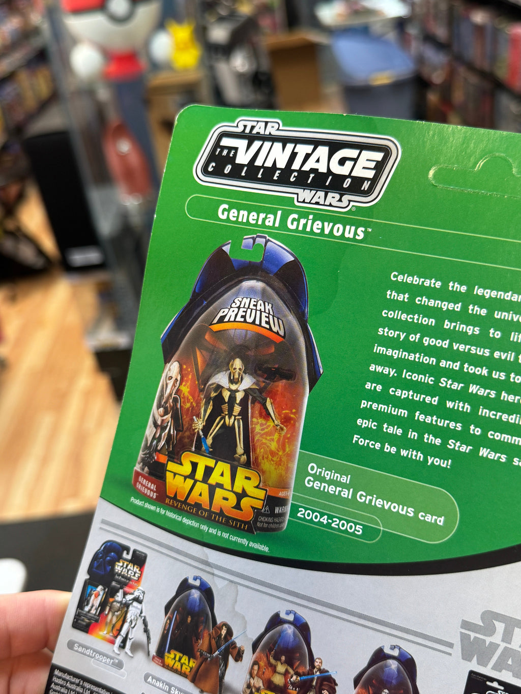 General Grievous Sith Proof Foil Card (Star Wars Vintage Collection, Hasbro)