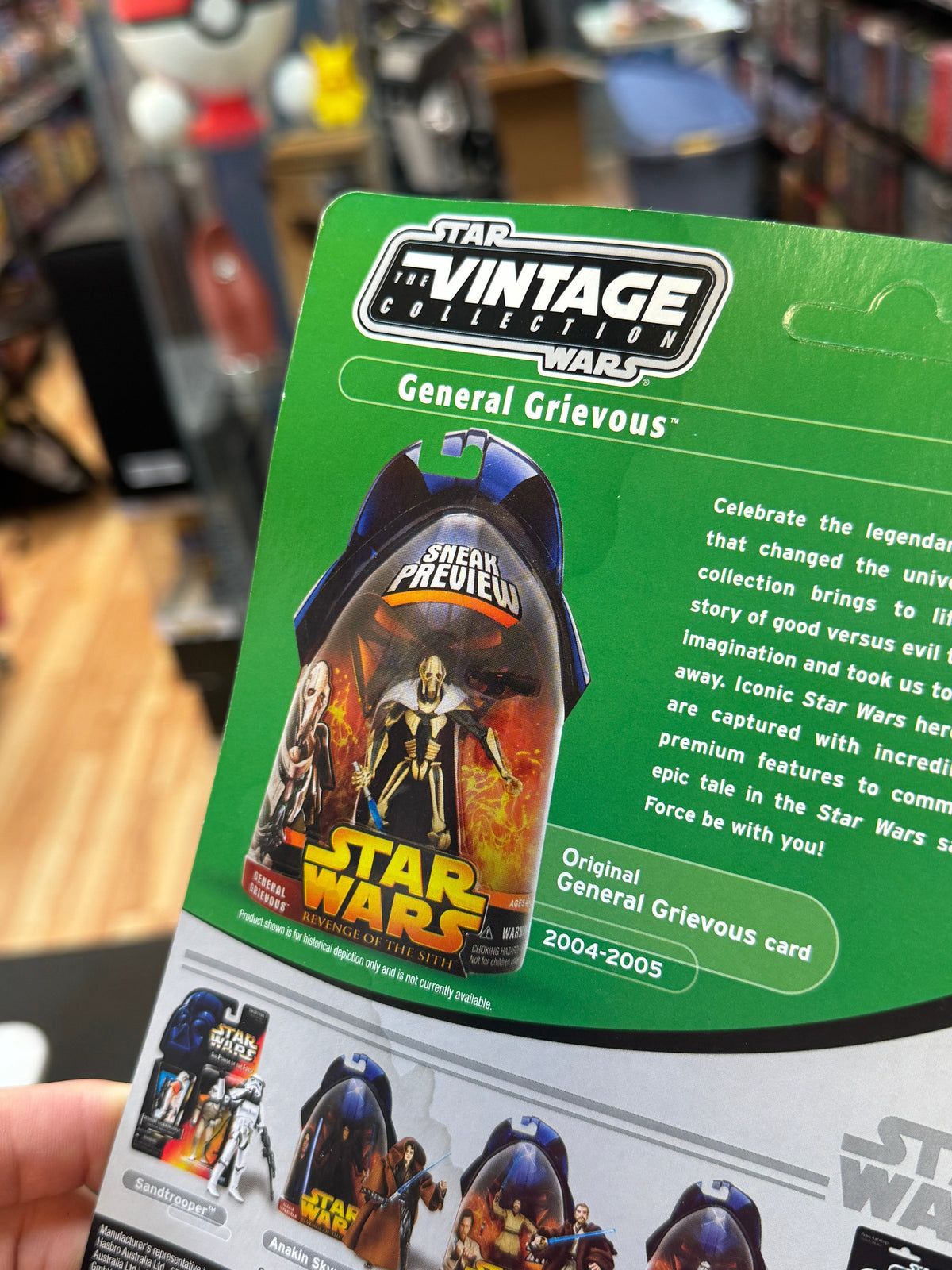 General Grievous Sith Proof Foil Card (Star Wars Vintage Collection, Hasbro)
