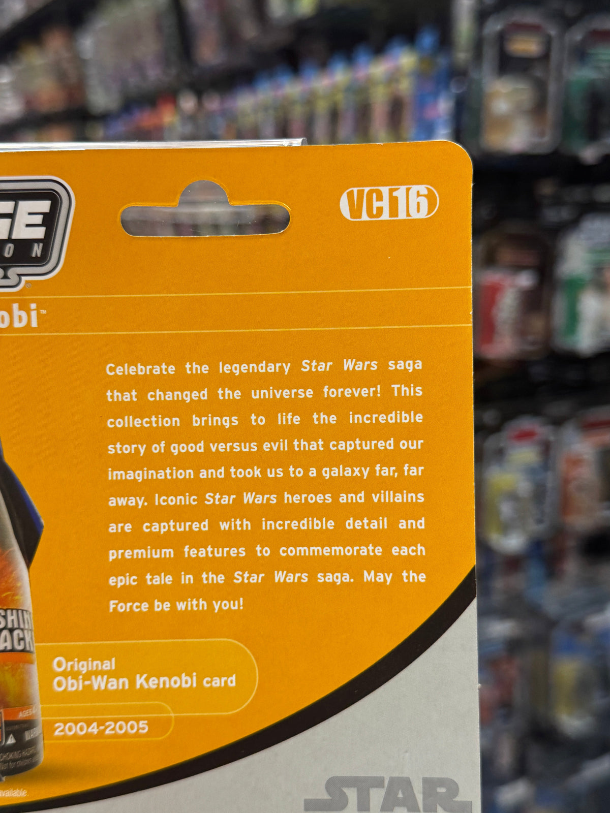 Obi Wan Kenobi Proof Foil Card (Star Wars Vintage Collection, Hasbro)