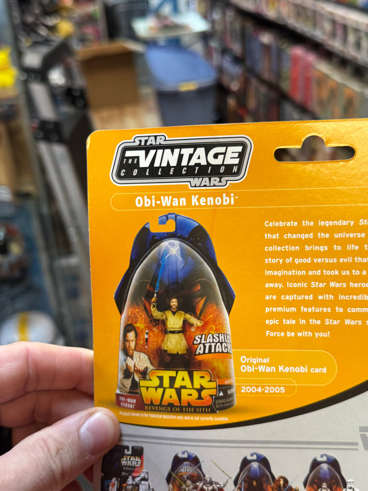 Obi Wan Kenobi Proof Foil Card (Star Wars Vintage Collection, Hasbro)
