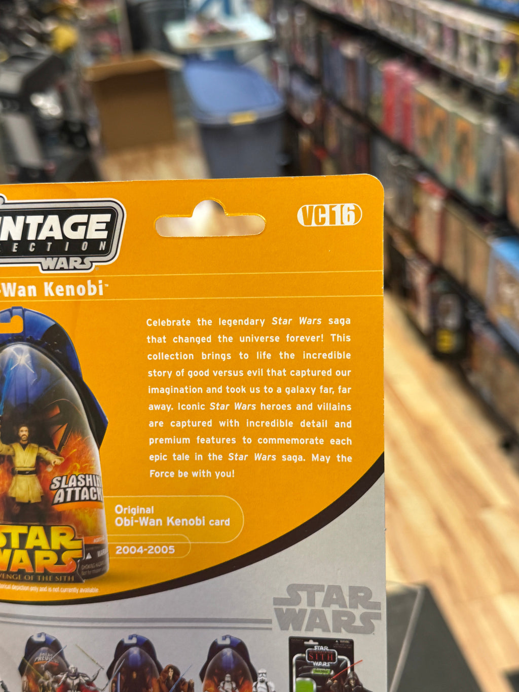 Obi Wan Kenobi Proof Foil Card (Star Wars Vintage Collection, Hasbro)