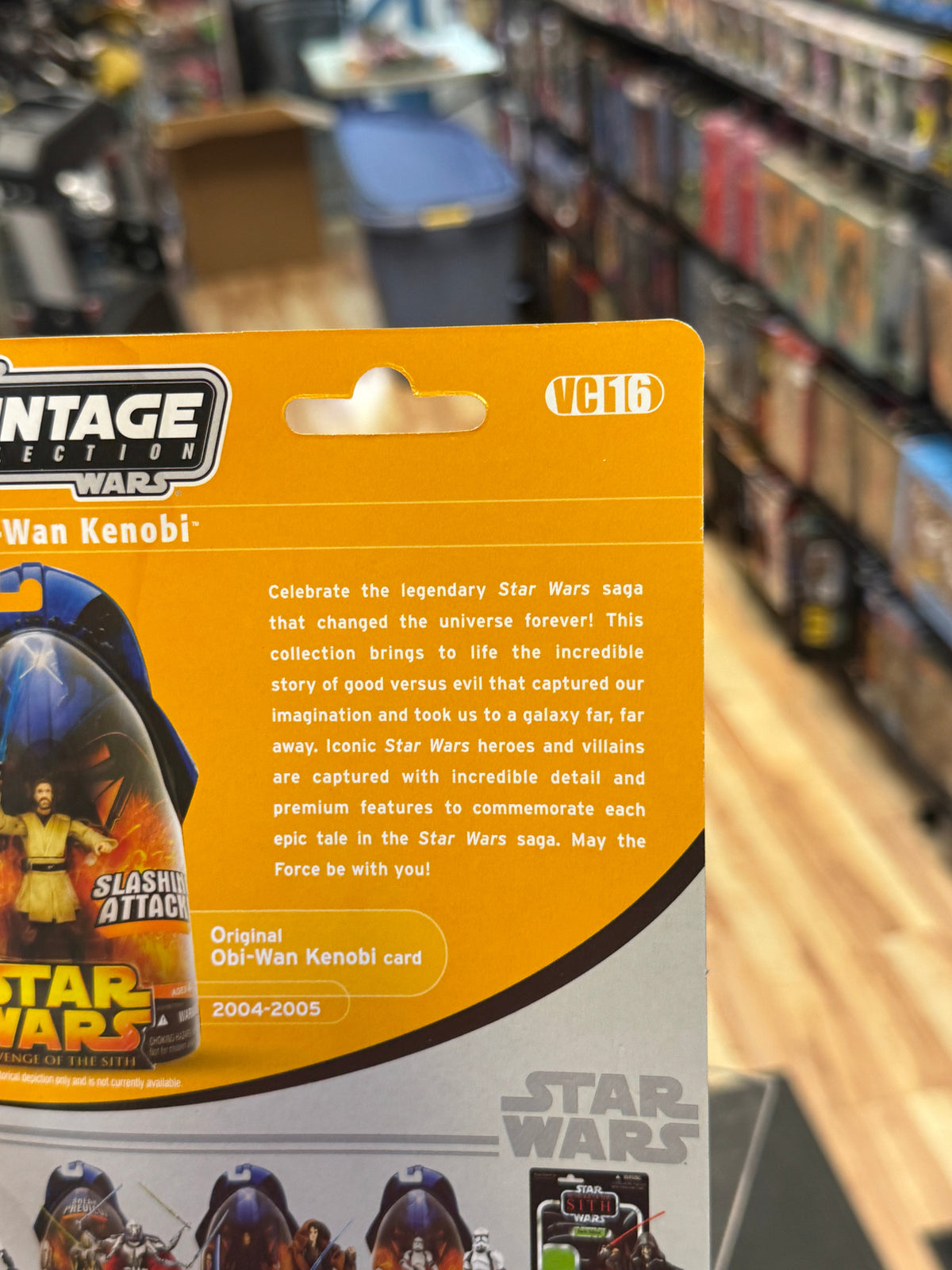 Obi Wan Kenobi Proof Foil Card (Star Wars Vintage Collection, Hasbro)