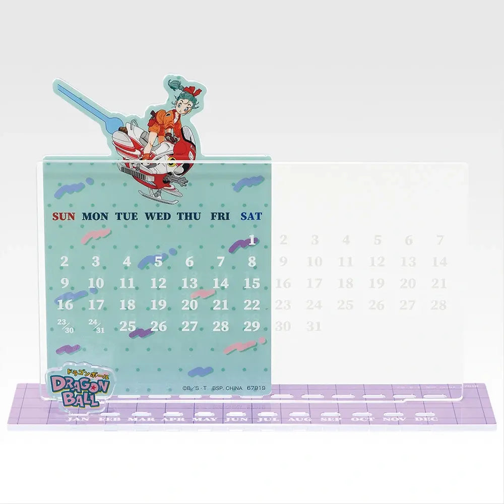Ichiban Kuji Dragon Ball Fantastic Adventure 2 - D Prize Bulma's Perpetual Calendar