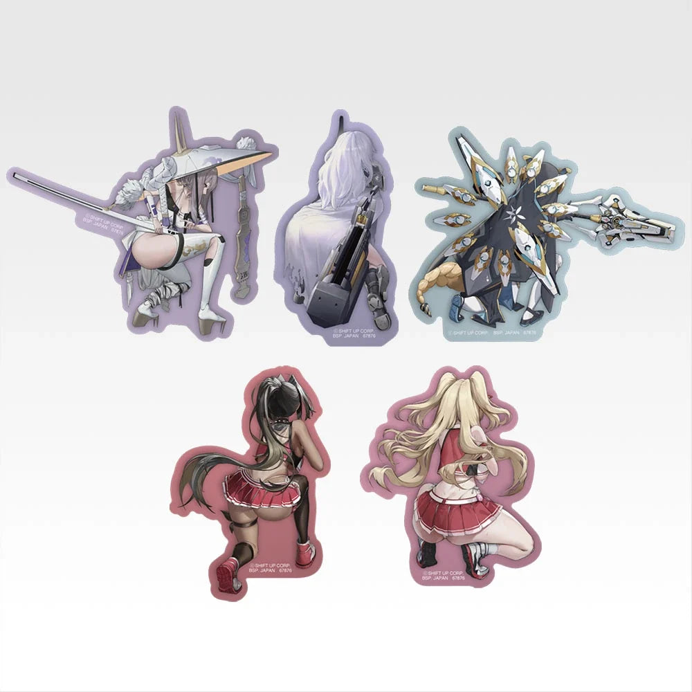 Ichiban Kuji Goddess of Victory: Nikke Chapter 6 - I Prize Back-Catching Stickers Complete Set of 6 Types