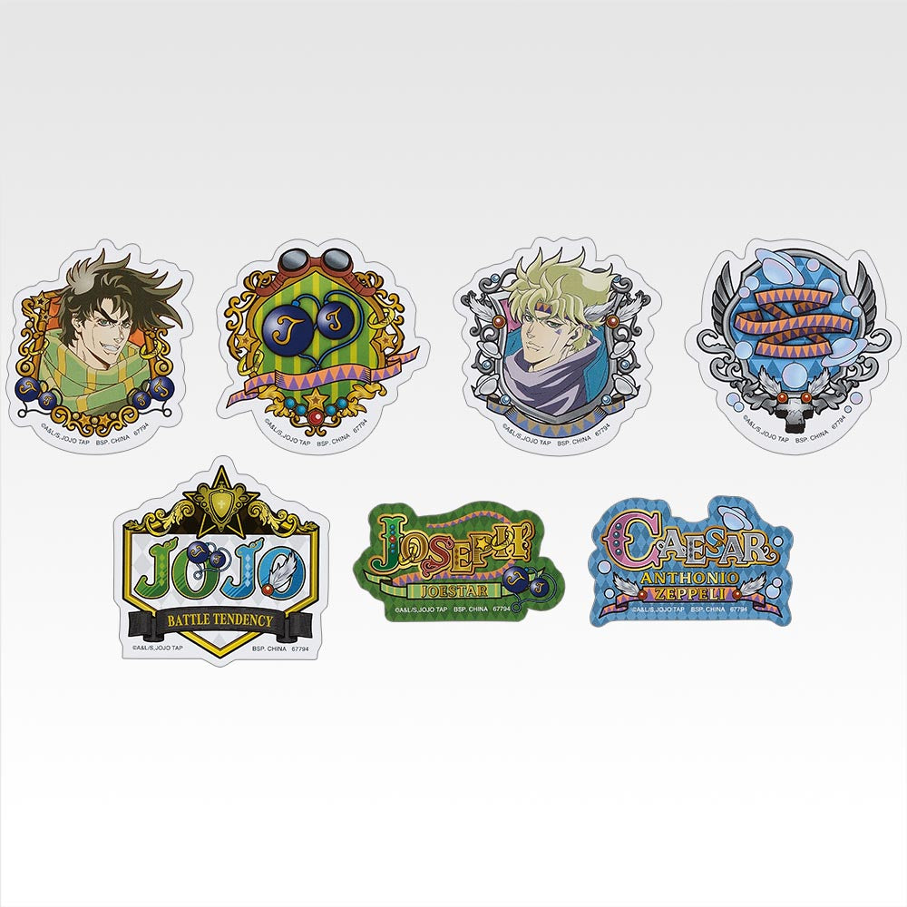 Ichiban Kuji Jojo's Bizarre Adventure The Jojo World - L Prize Sticker Assortement Complete Set of 66