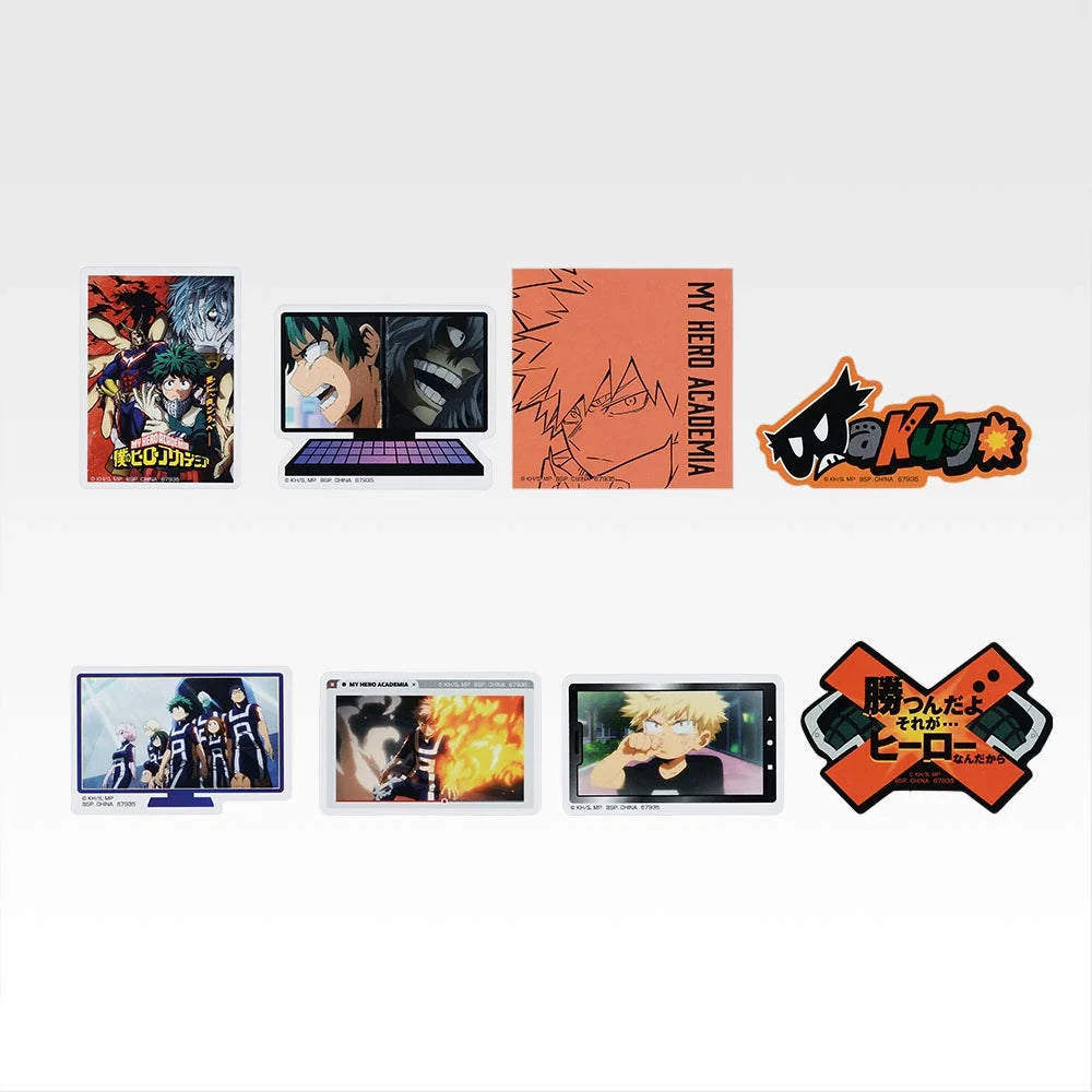Ichiban Kuji My Hero Academia Further Beyond - L Prize Stickers Assortment Complete Set of 56