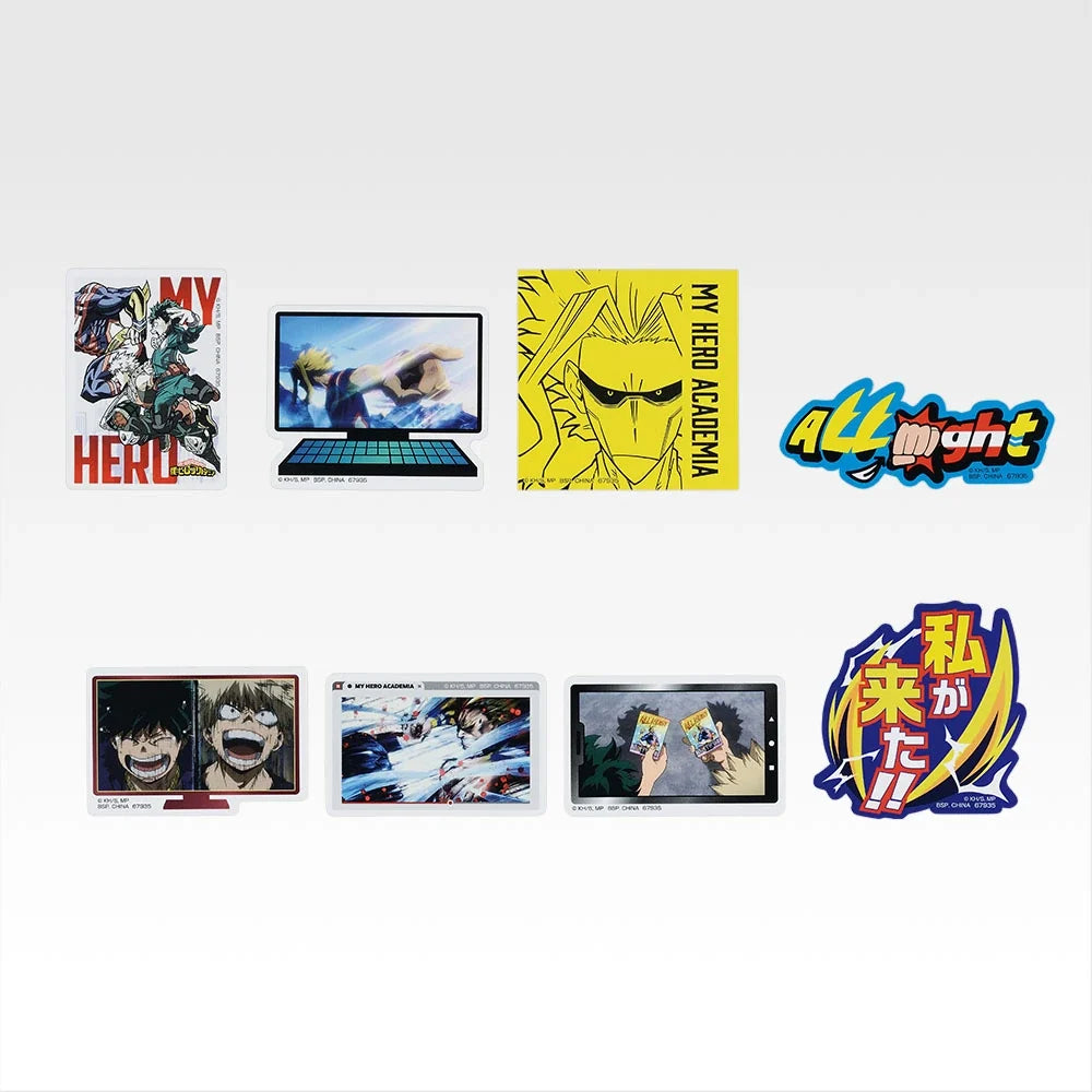 Ichiban Kuji My Hero Academia Further Beyond - L Prize Stickers Assortment Complete Set of 56