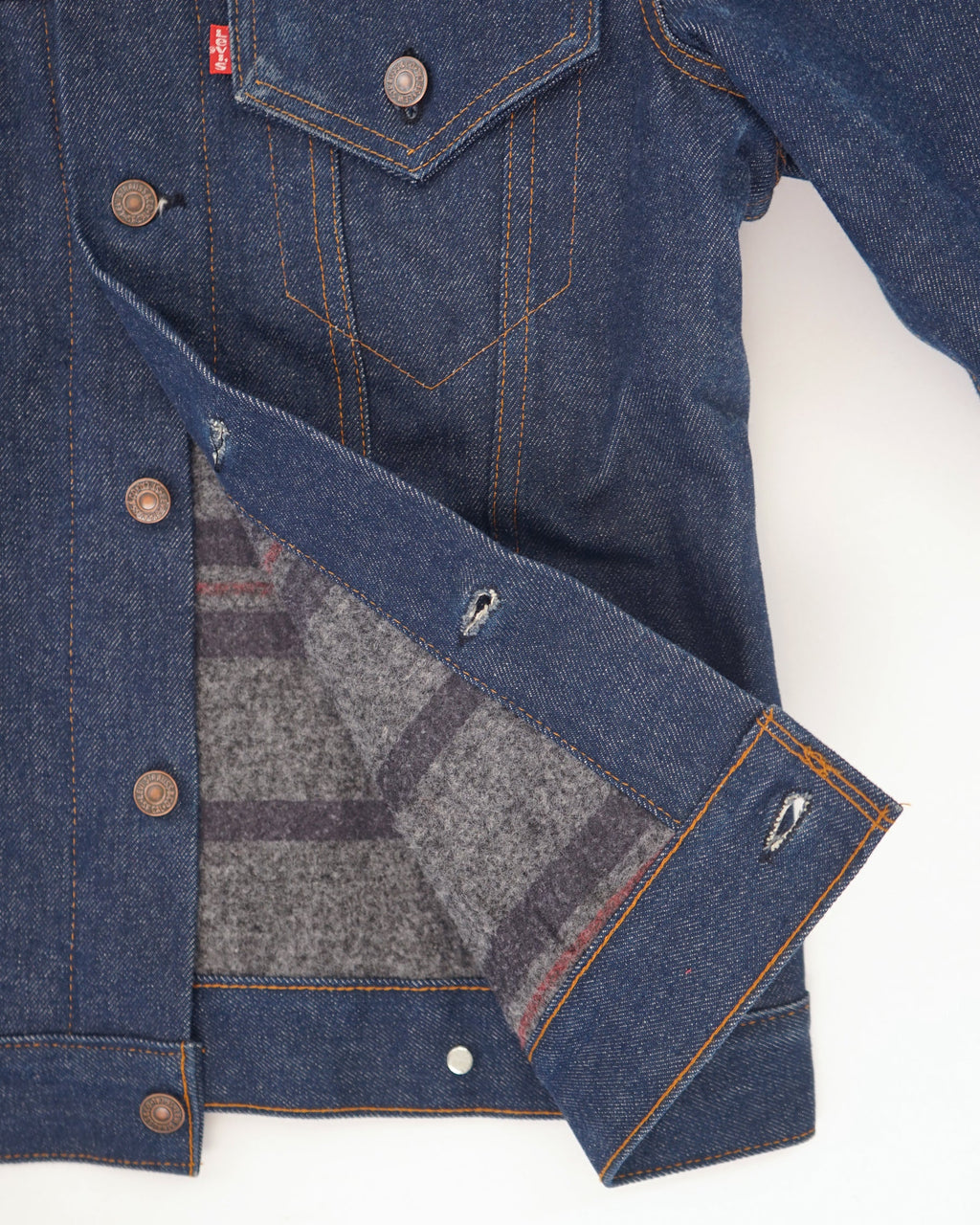 71205 Blanket Lined Denim Jacket