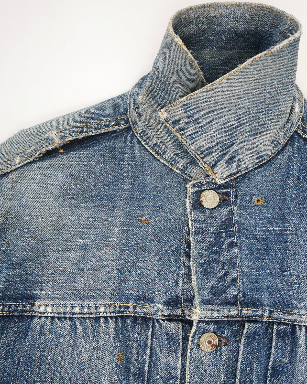 1950's Type 2 Distressed Denim Jacket