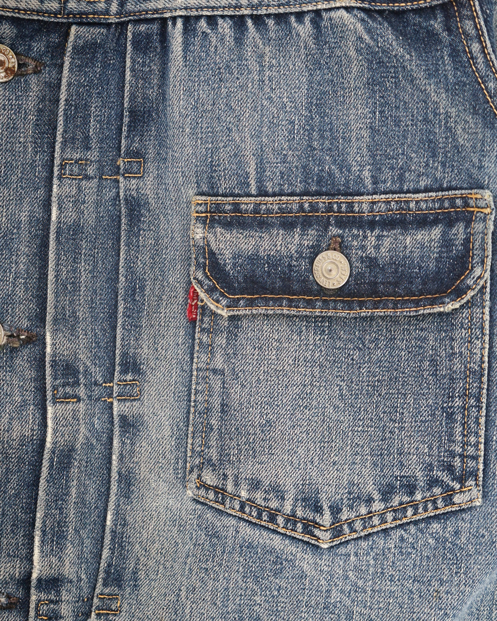 1950's Type 2 Distressed Denim Jacket