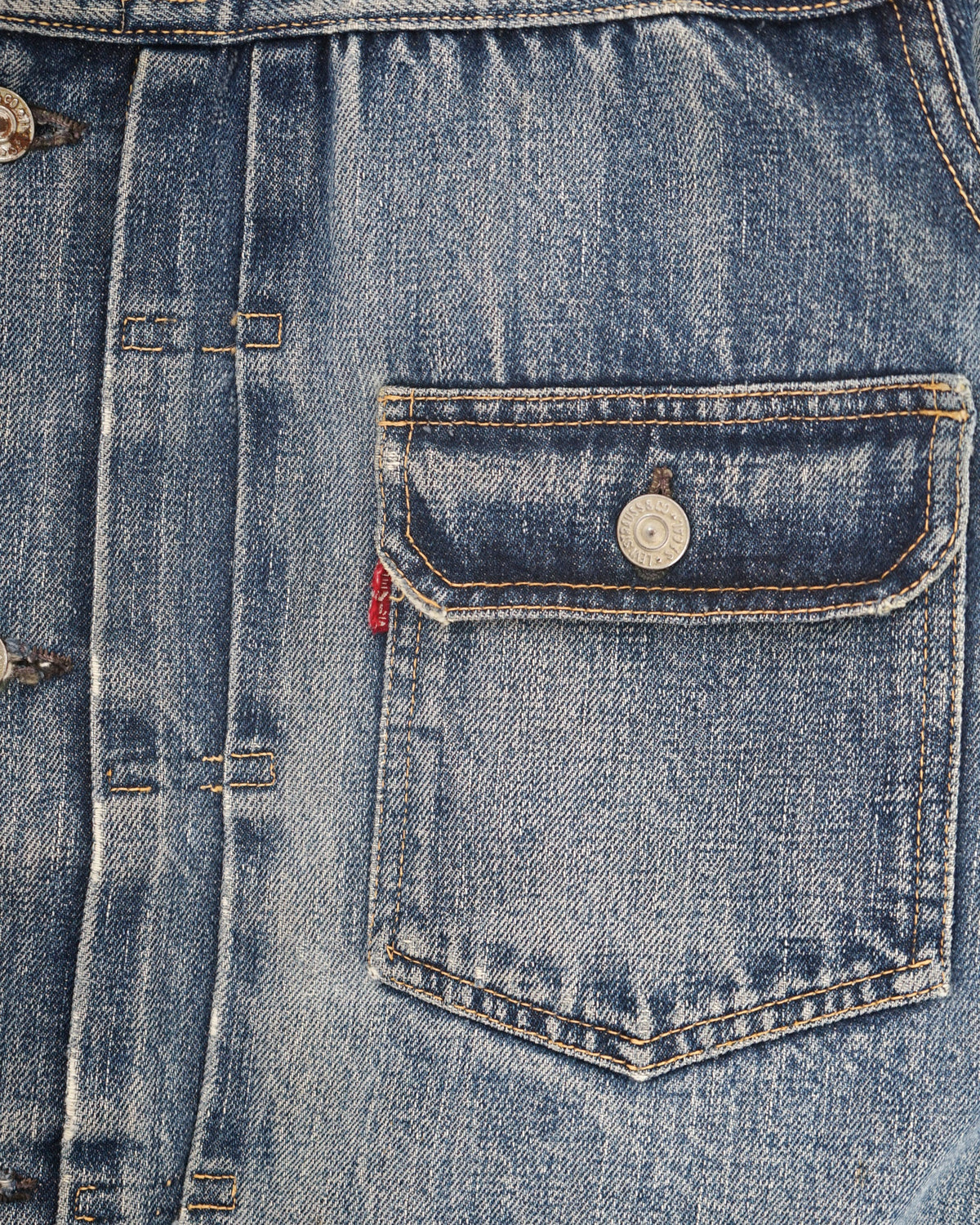1950's Type 2 Distressed Denim Jacket